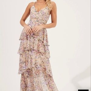 ASTR the label ruffle dress